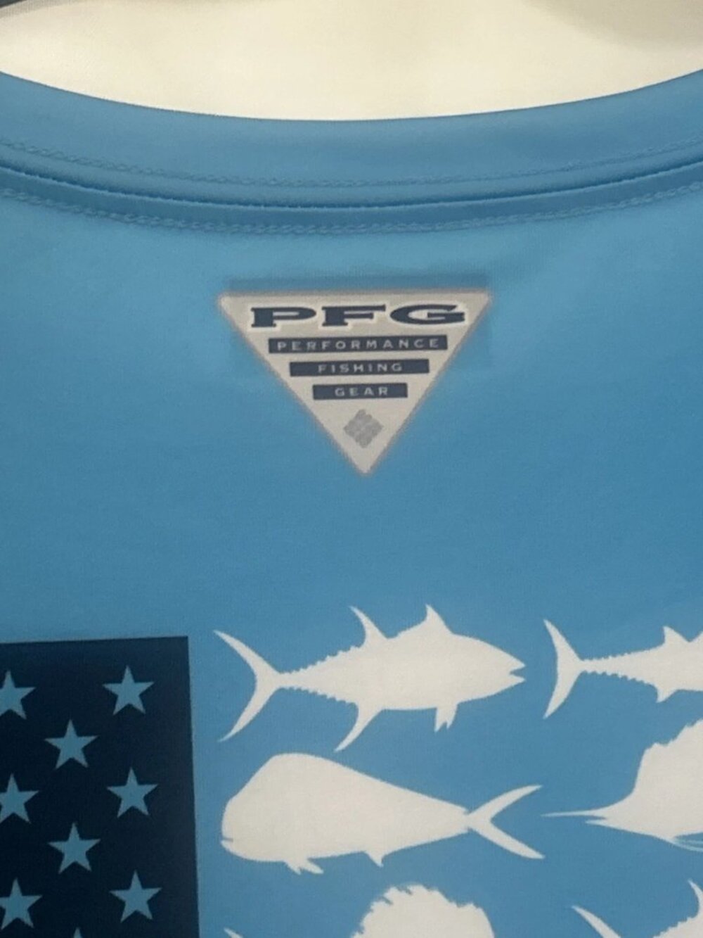 Columbia PFG Omni-Shade Long Sleeve Fishing Shirt Men's 3x/3TF Blue Polyester - Picture 3 of 11